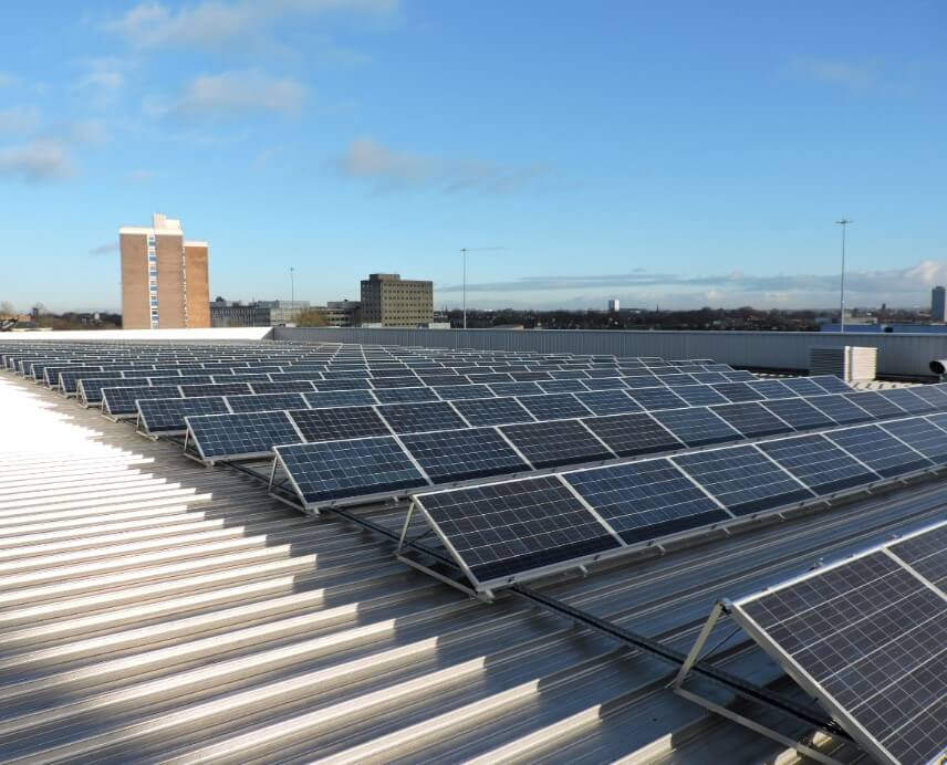 Northumbria University Sports Central Solar Installation