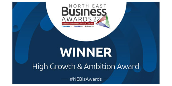 North East Business Awards 22 Winner