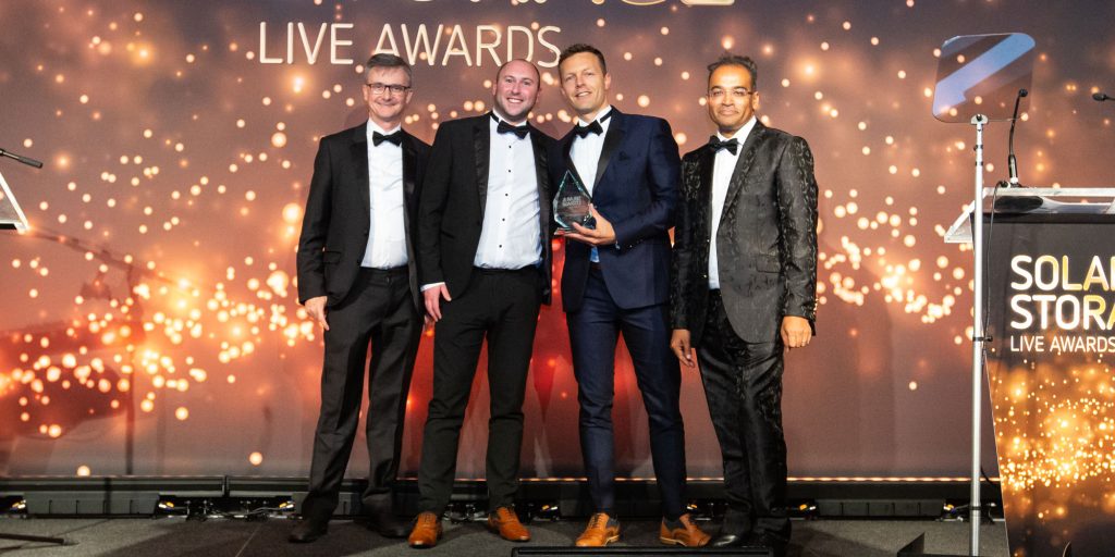 Solar & Storage Live Awards 2023 Contractor of the Year Award AR Power