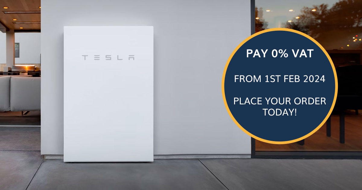 Tesla Powerwall VAT Exempt