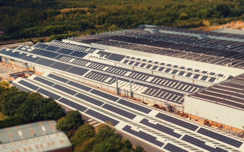 Komatsu UK Ltd Commercial Solar Installation