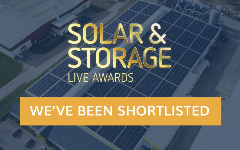 Solar Storage Live Awards Shortlisted